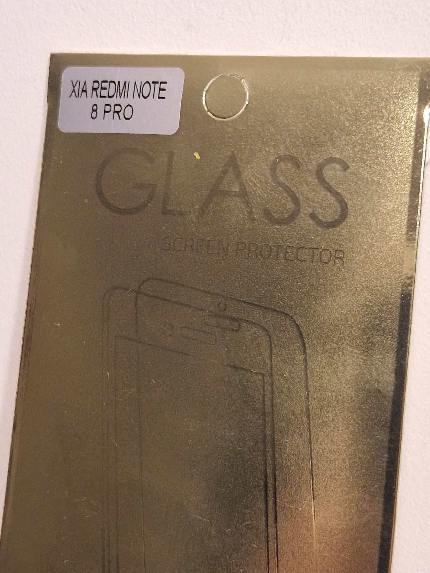Glass Gold Hartowane szkło do XIAOMI REDMI NOTE 8 PRO