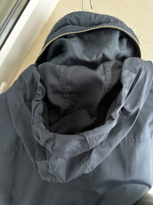 Плащ-парка з потаємним капюшоном, розмір 40