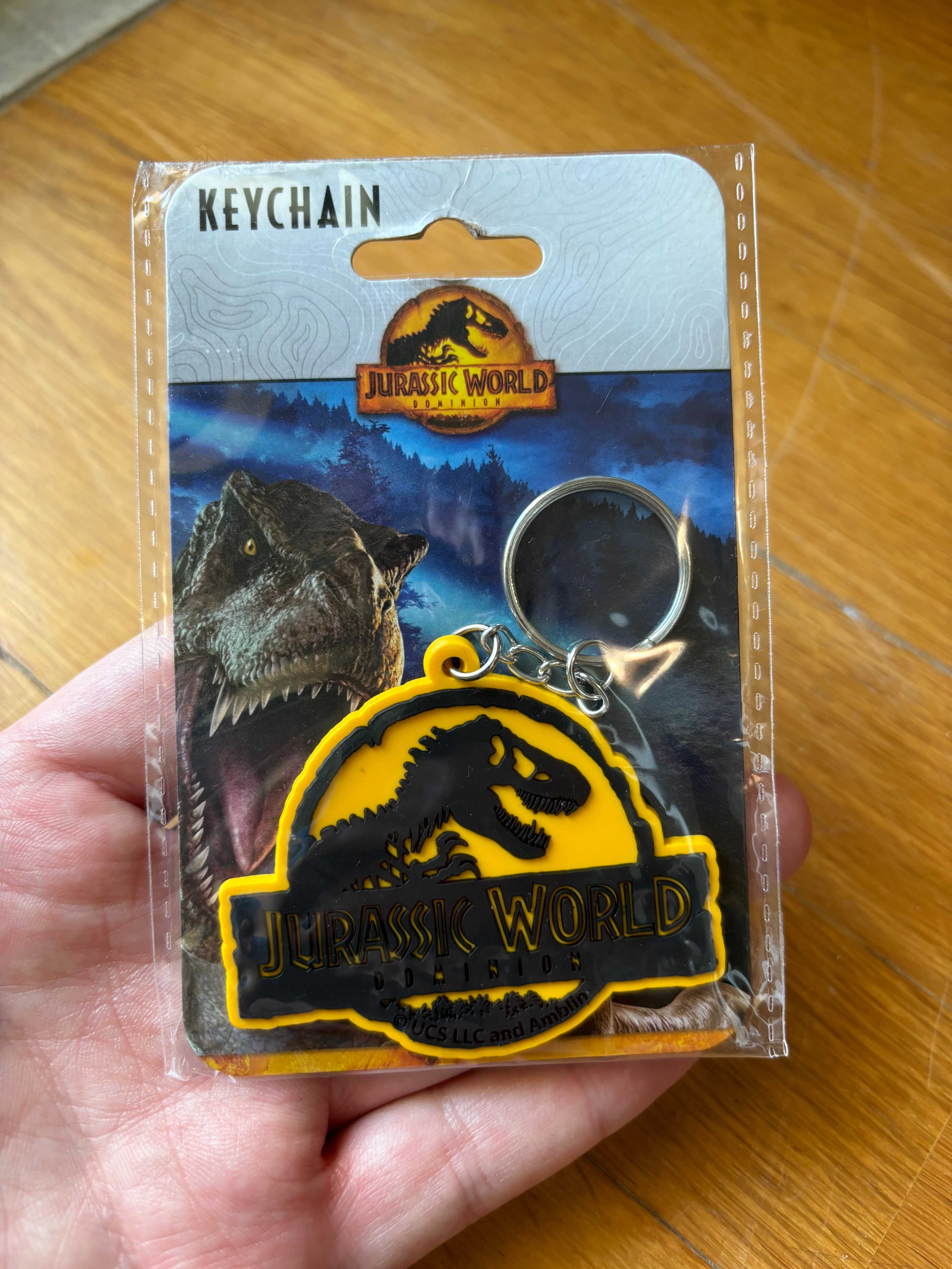 Porta-chaves "Jurassic World Logo" - Novo, Selado