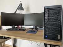 Komputer Lenovo Legion T5 + 2 Monitory MSI MAG 27C6X RTX4060Ti