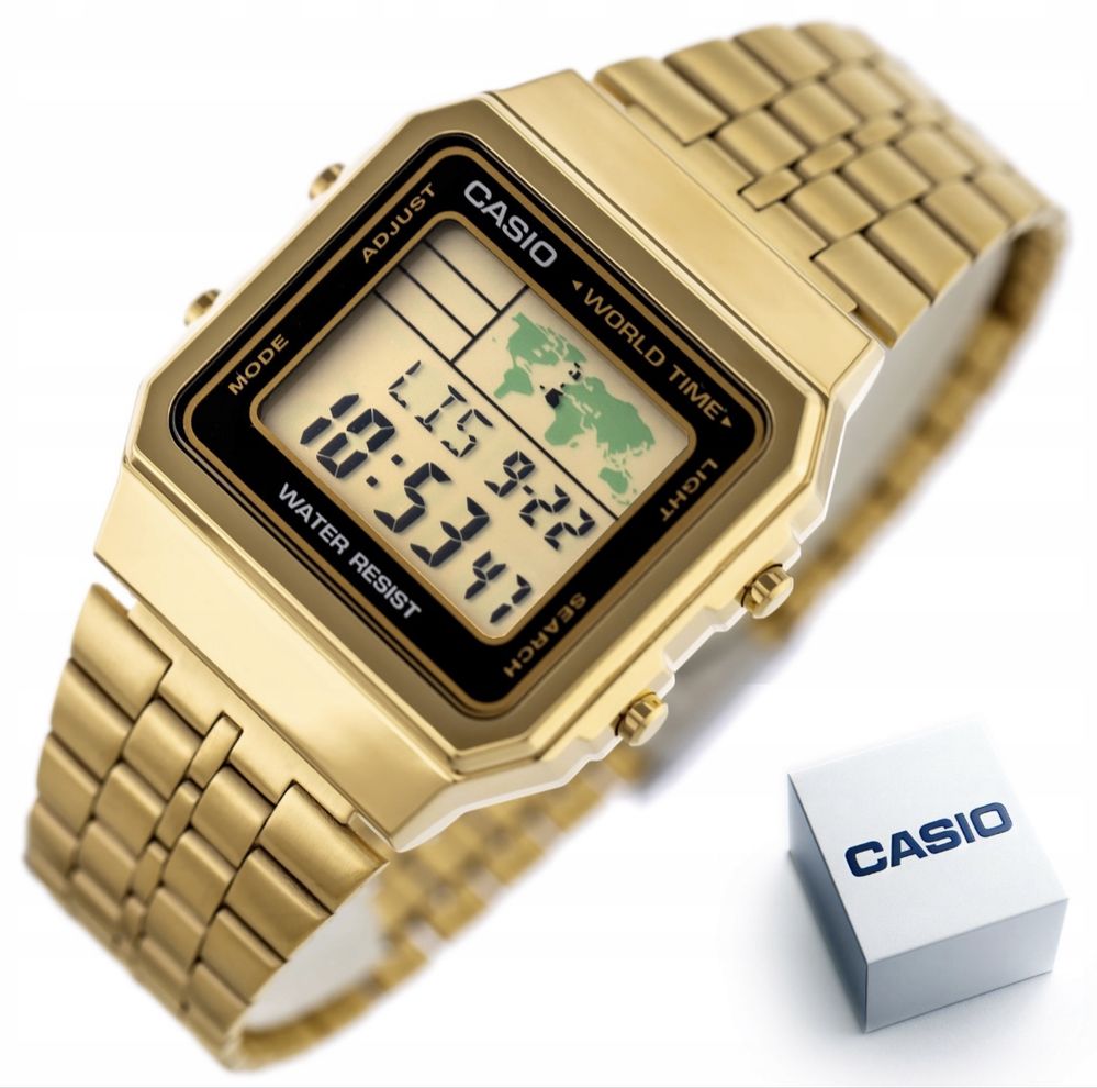 Zegarek męski CASIO VINTAGE A500WGA Orginał