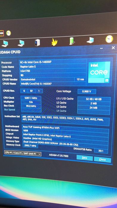 Ігровий ПК i5-14600KF + RTX 4060 Ti — 32 GB DDR5"