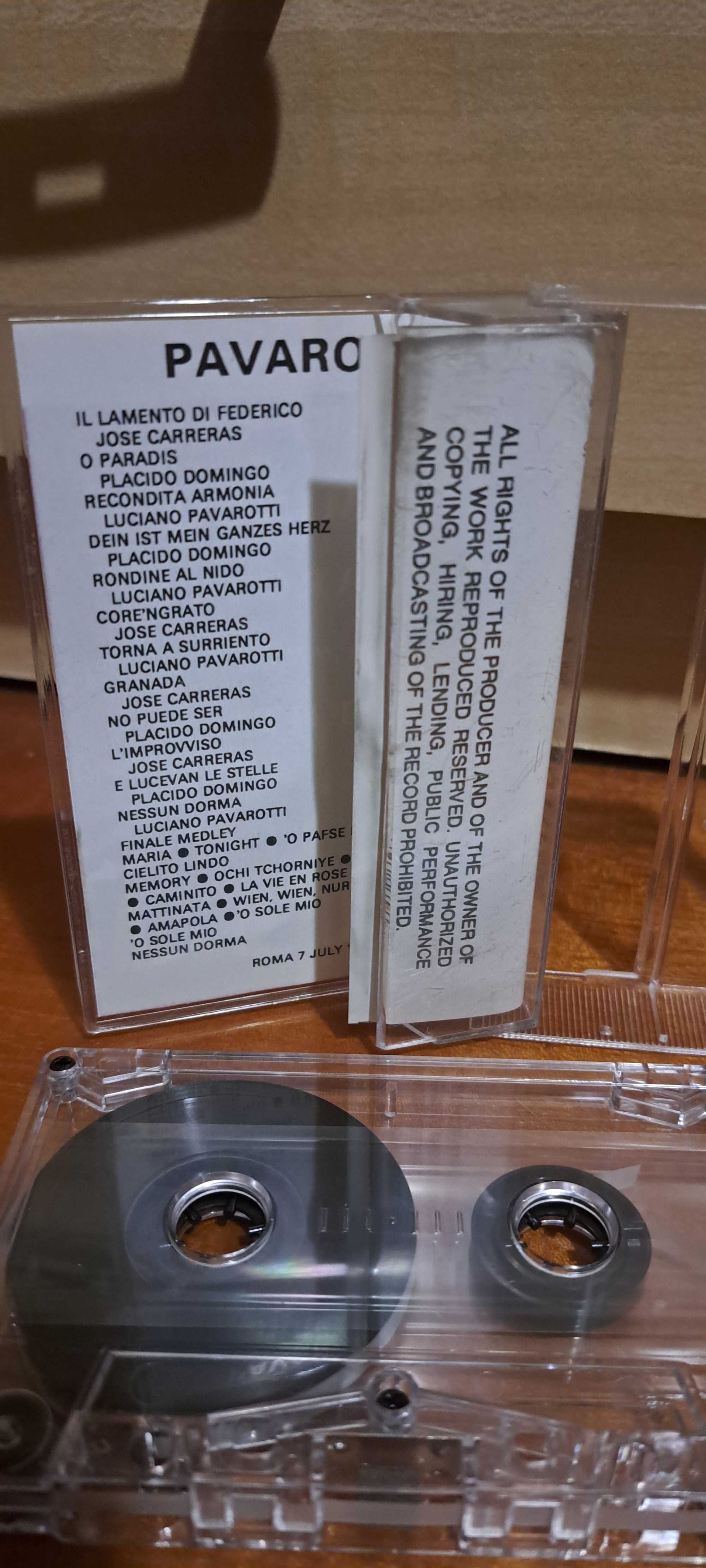 Carreras Domingo Pavarotti 3 słynnych tenorów Mehta  kaseta audio