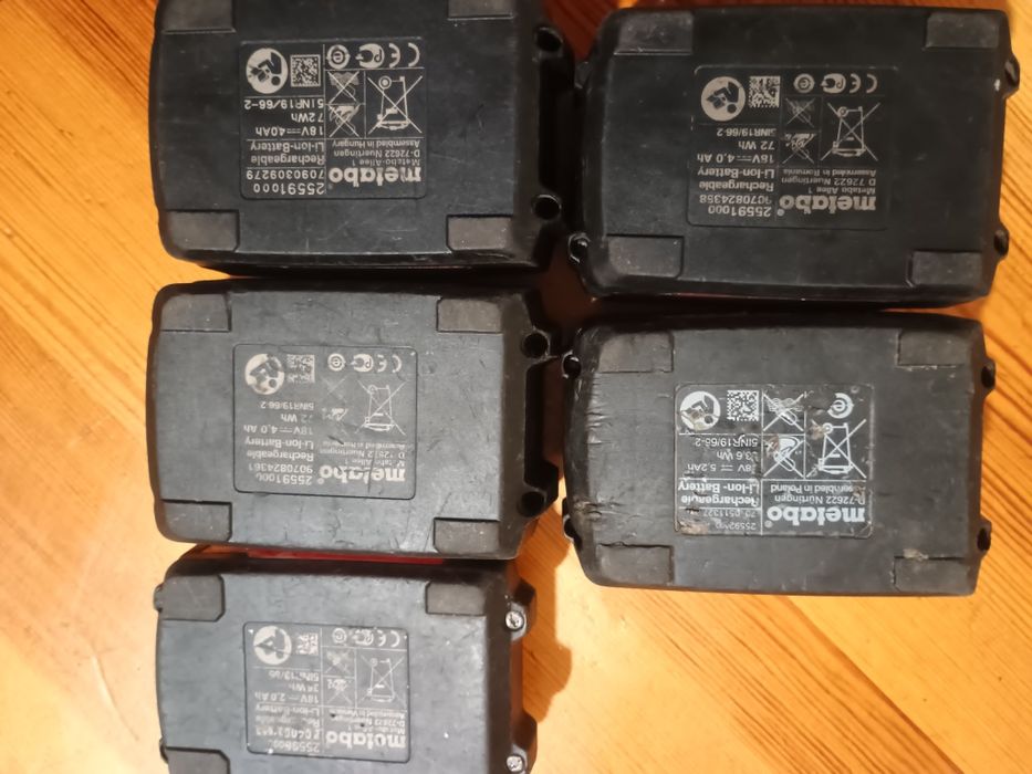 аккумулятори metabo 18в
