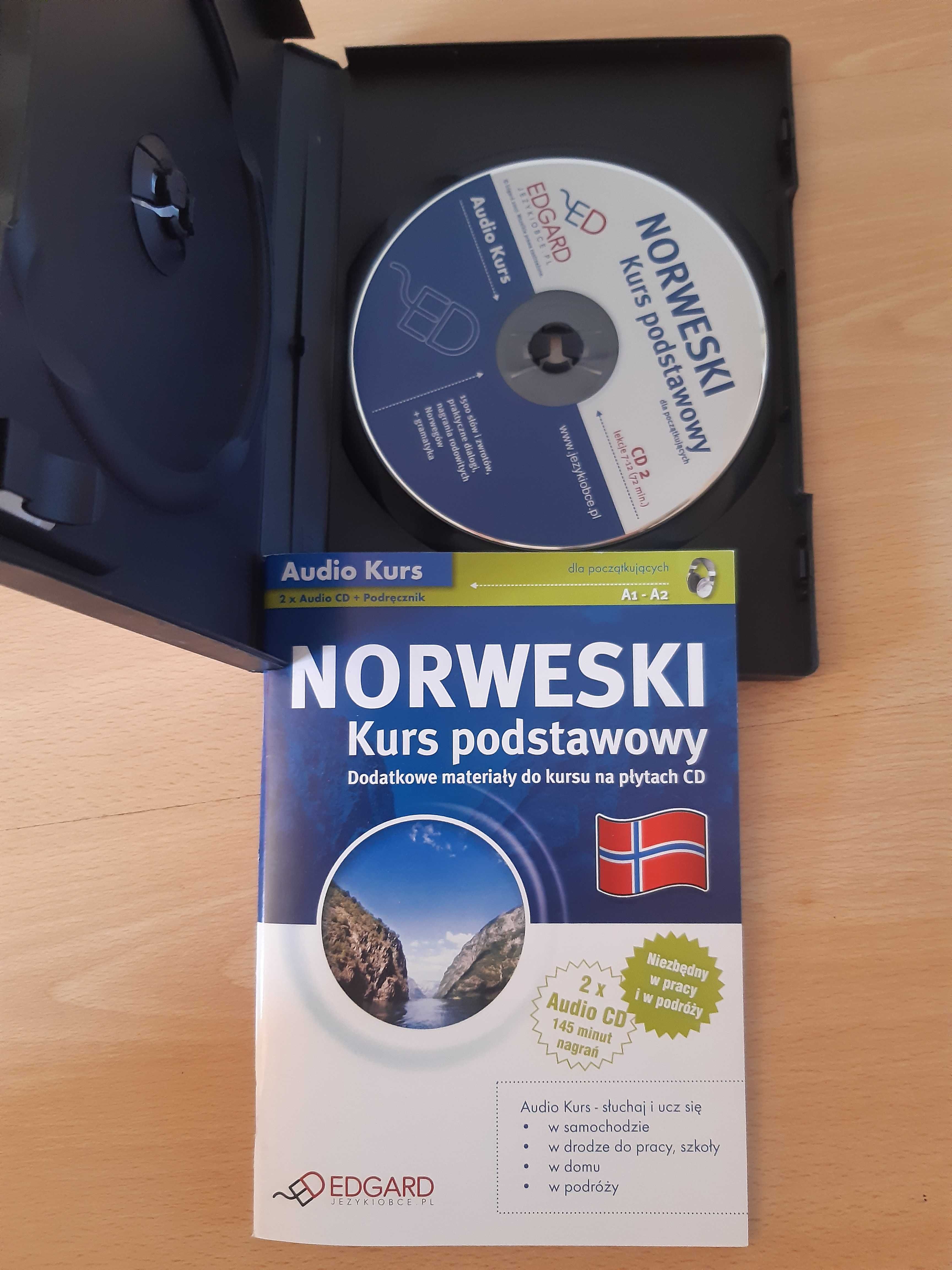 Język norweski, kurs podstawowy audio i podręcznik
