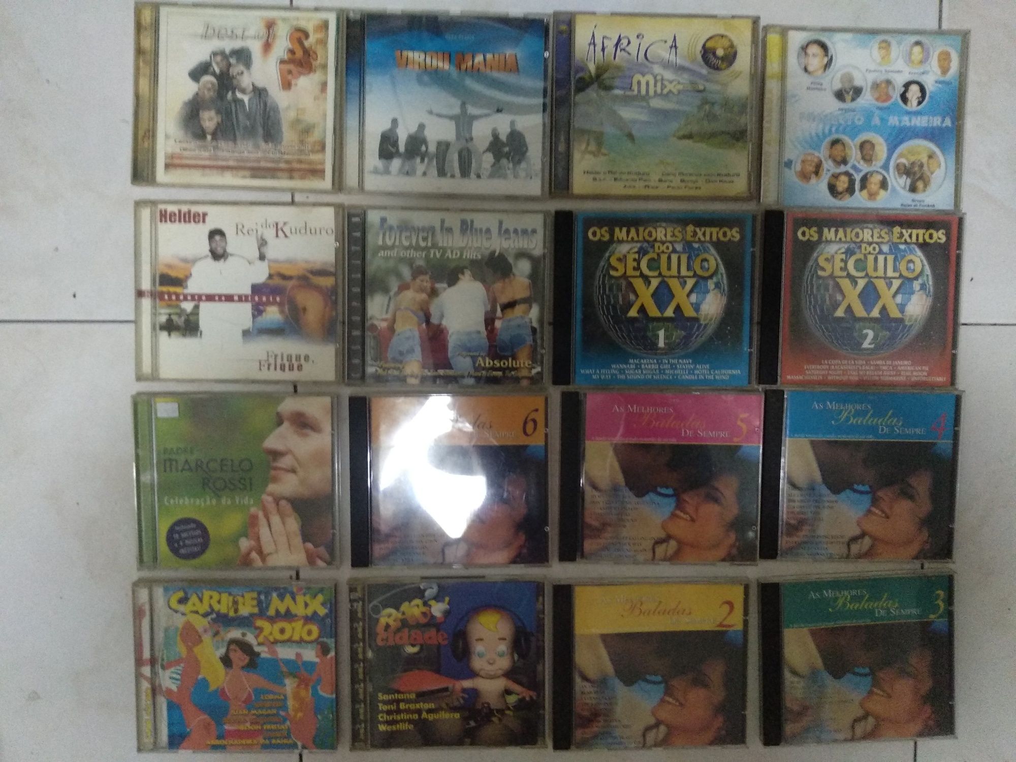 95 CDs impecáveis alguns deles duplos 1.50€ cada um