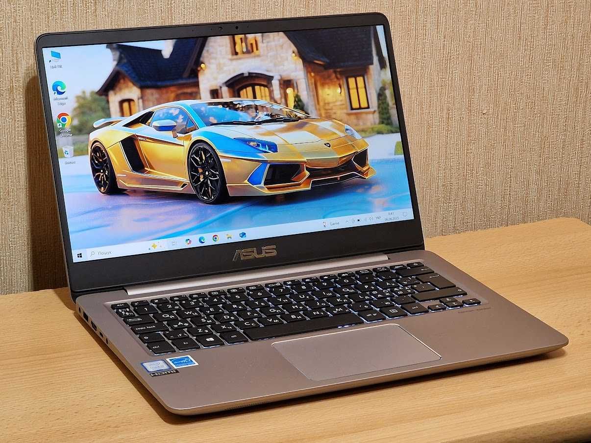 Ультра тонкий Asus ZenBook Intel Core i3-8130U SSD256Gb Батарея 9годин