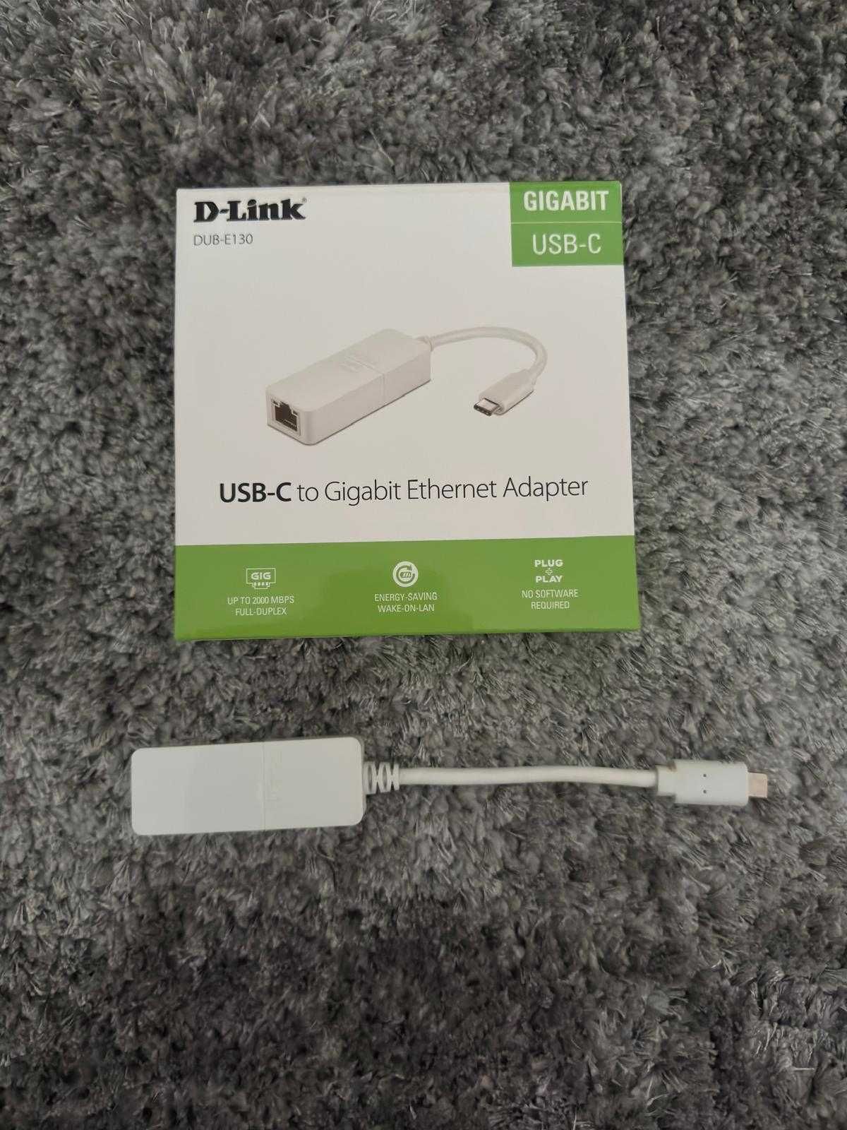 Adaptador D-Link USB-C para Internet