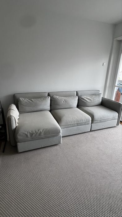Sofá modular cinza - modelo VALLENTUNA do IKEA