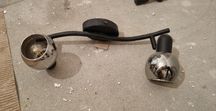 Lampa z podwójnym źródłem światła z demontażu