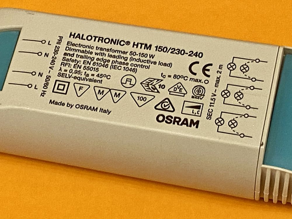 Zasilacz OSRAM HALOTRONIC HTM 11,5 V 150W do halogenów