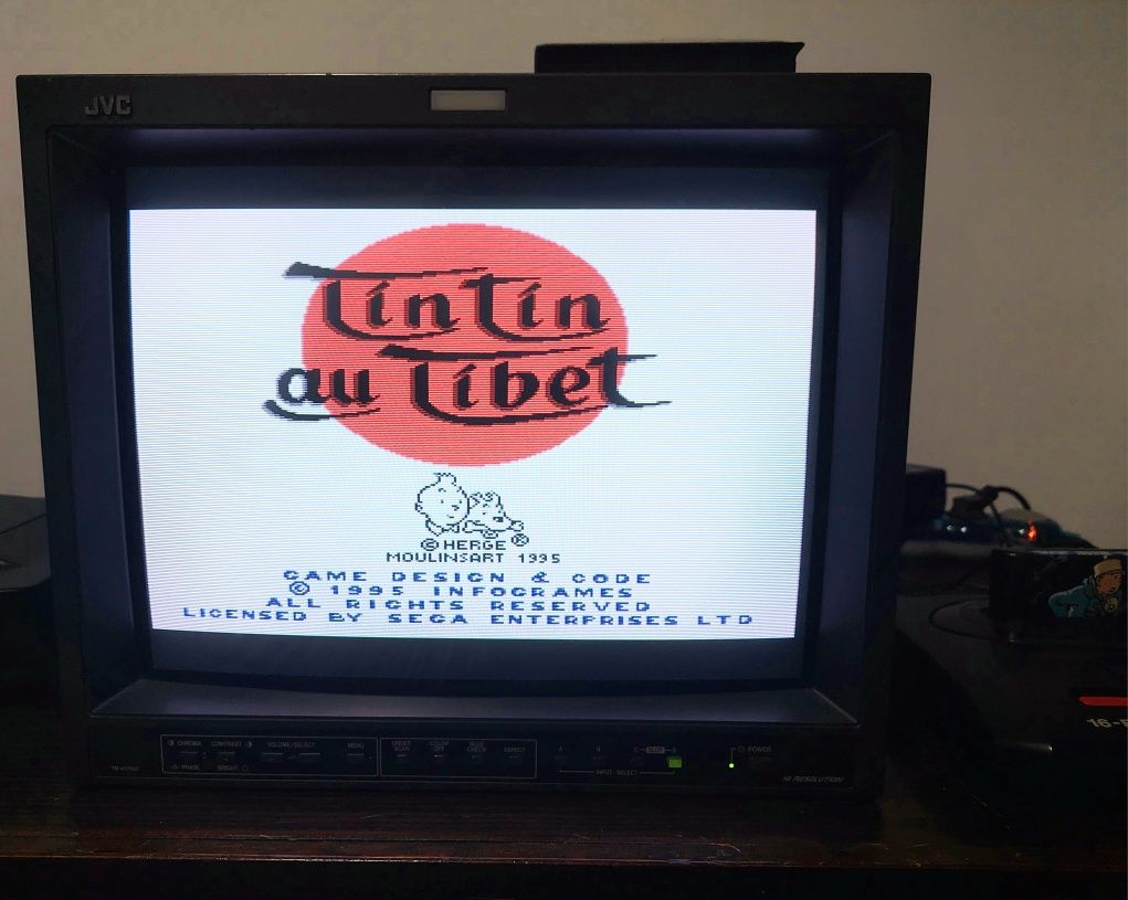 RETRO Gaming - SEGA Mega Drive - Tintin au Tibet