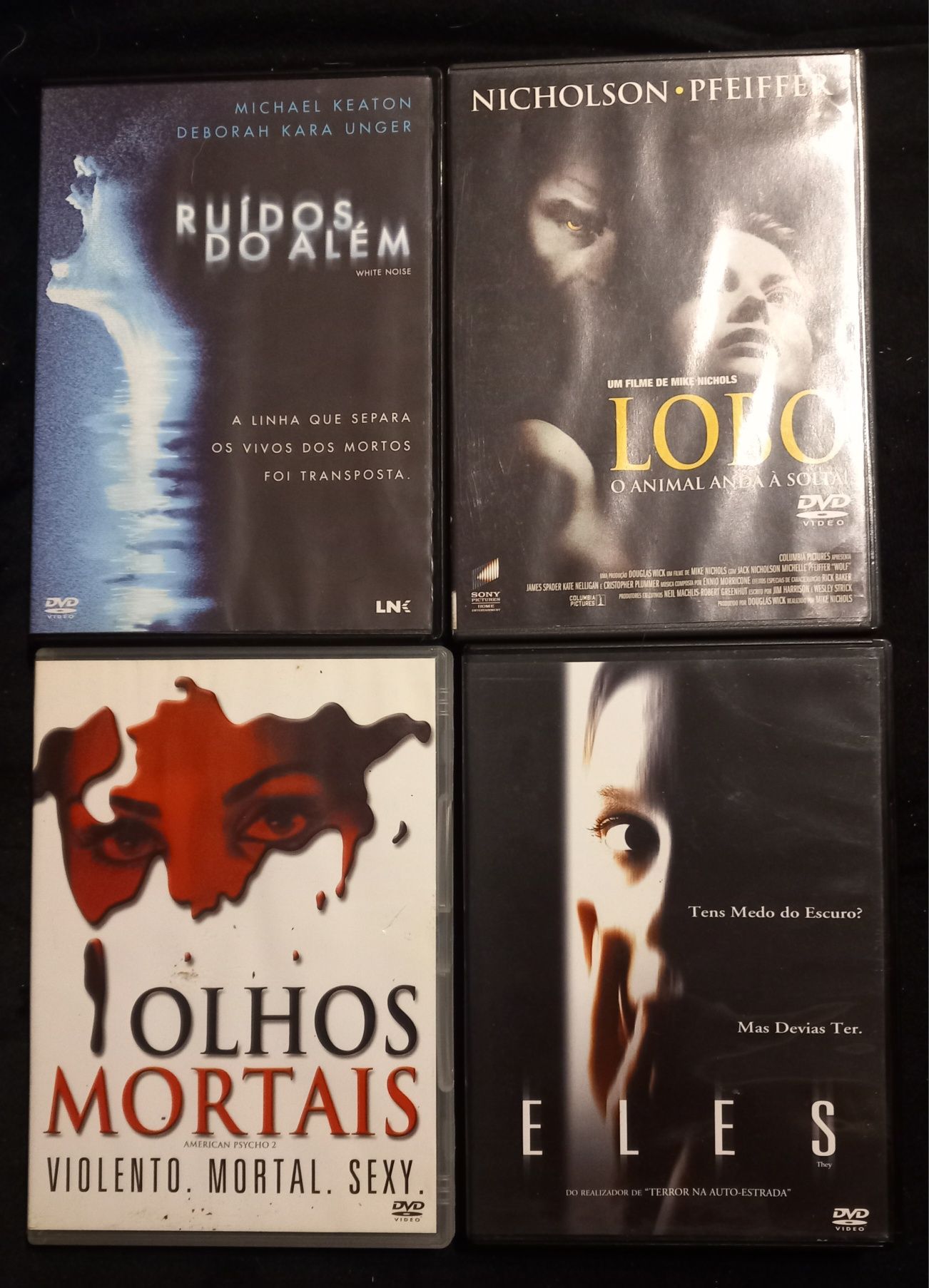 DVD - Filmes de terror