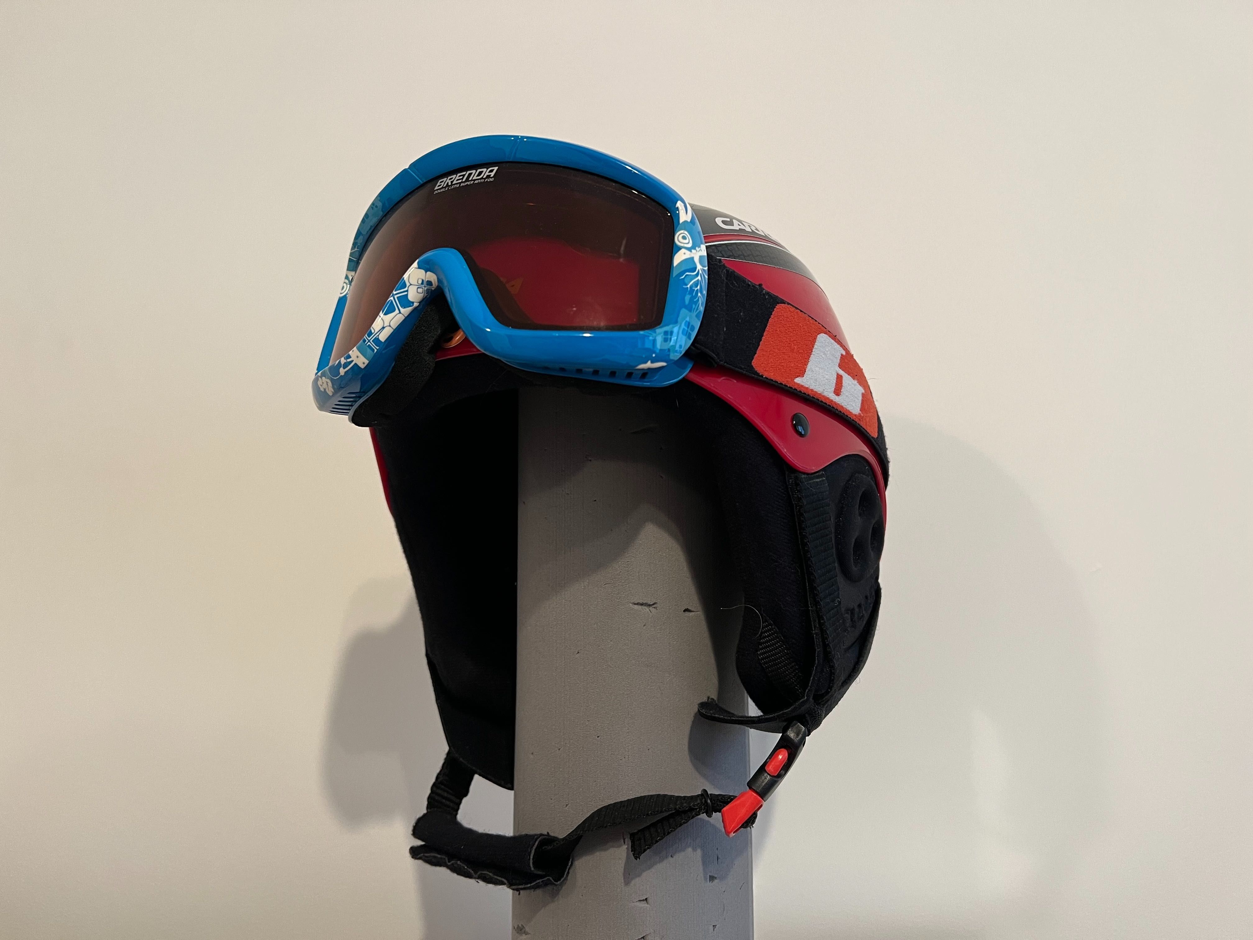 Kask narciarki Carrera + Gogle narciarskie brenda