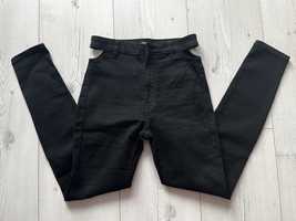 Nowe Spodnie Sinsay Czarne Wysoki Stan M
