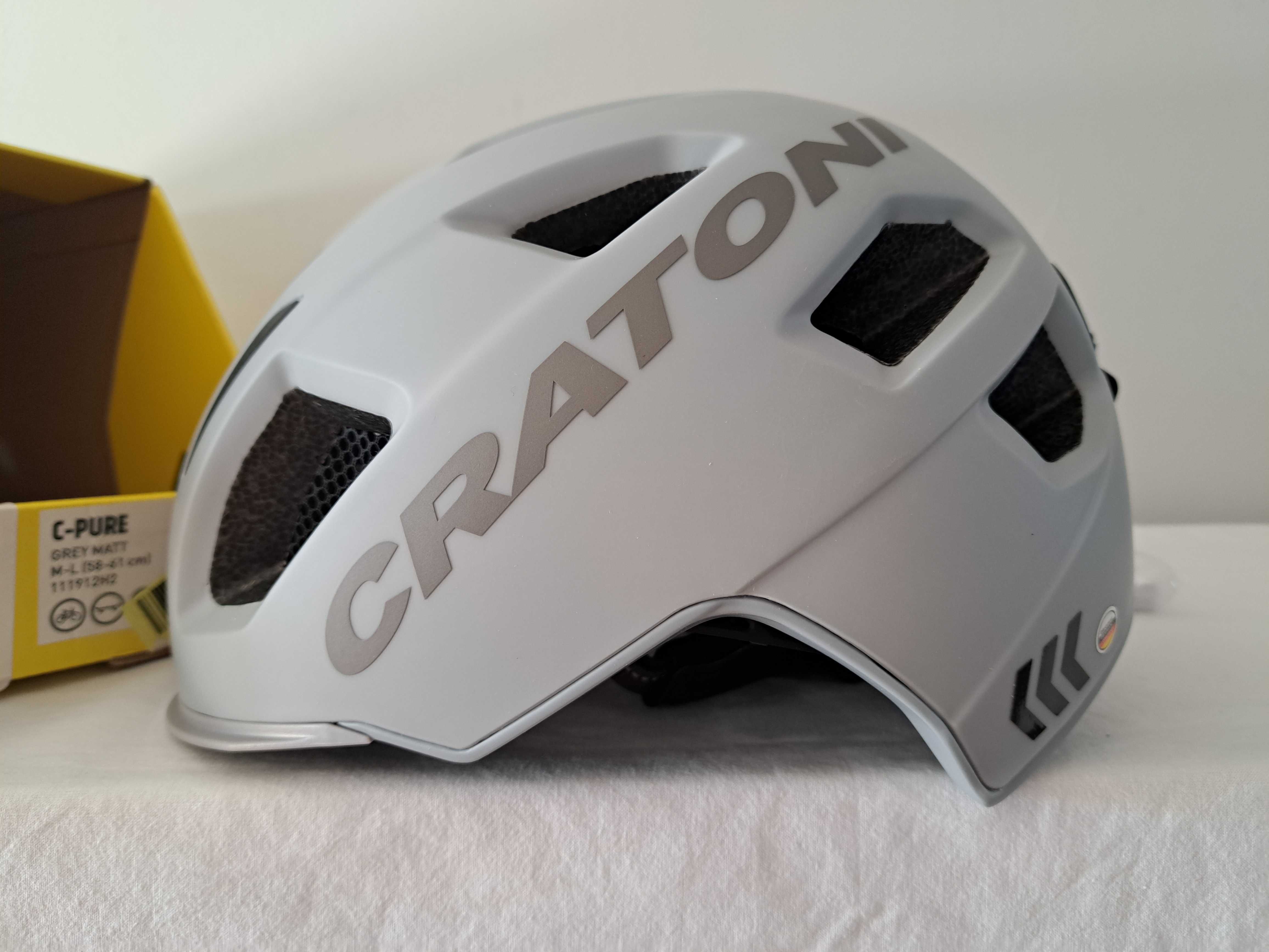 Kask rowerowy Cratoni C-Pure Grey Matt M/L 58-61cm E-Bike
