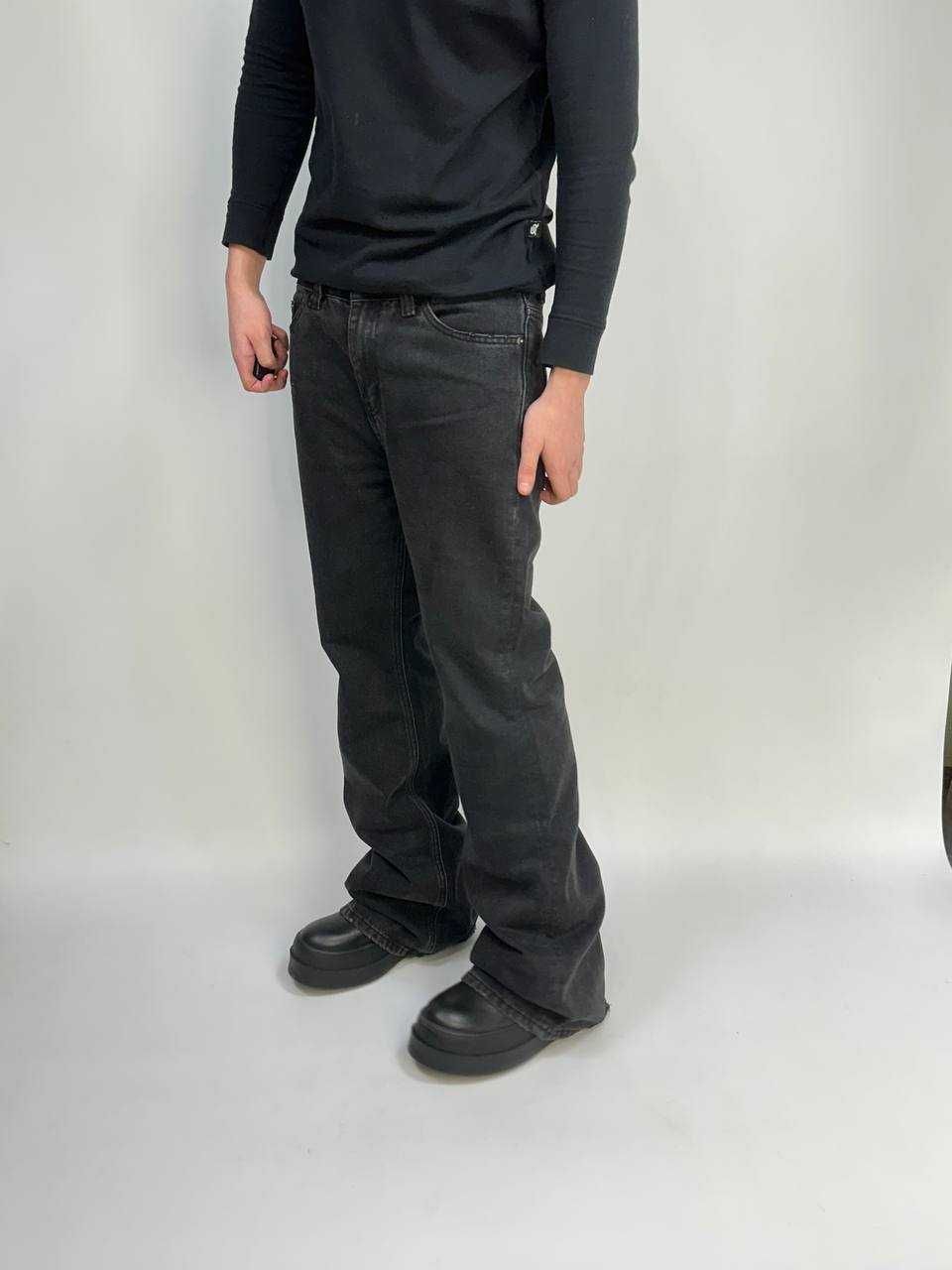 BALENCIAGA flared faded washed jeans клеш кльош джинси джинсы archive