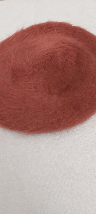 Beret damski wełna z akrylem