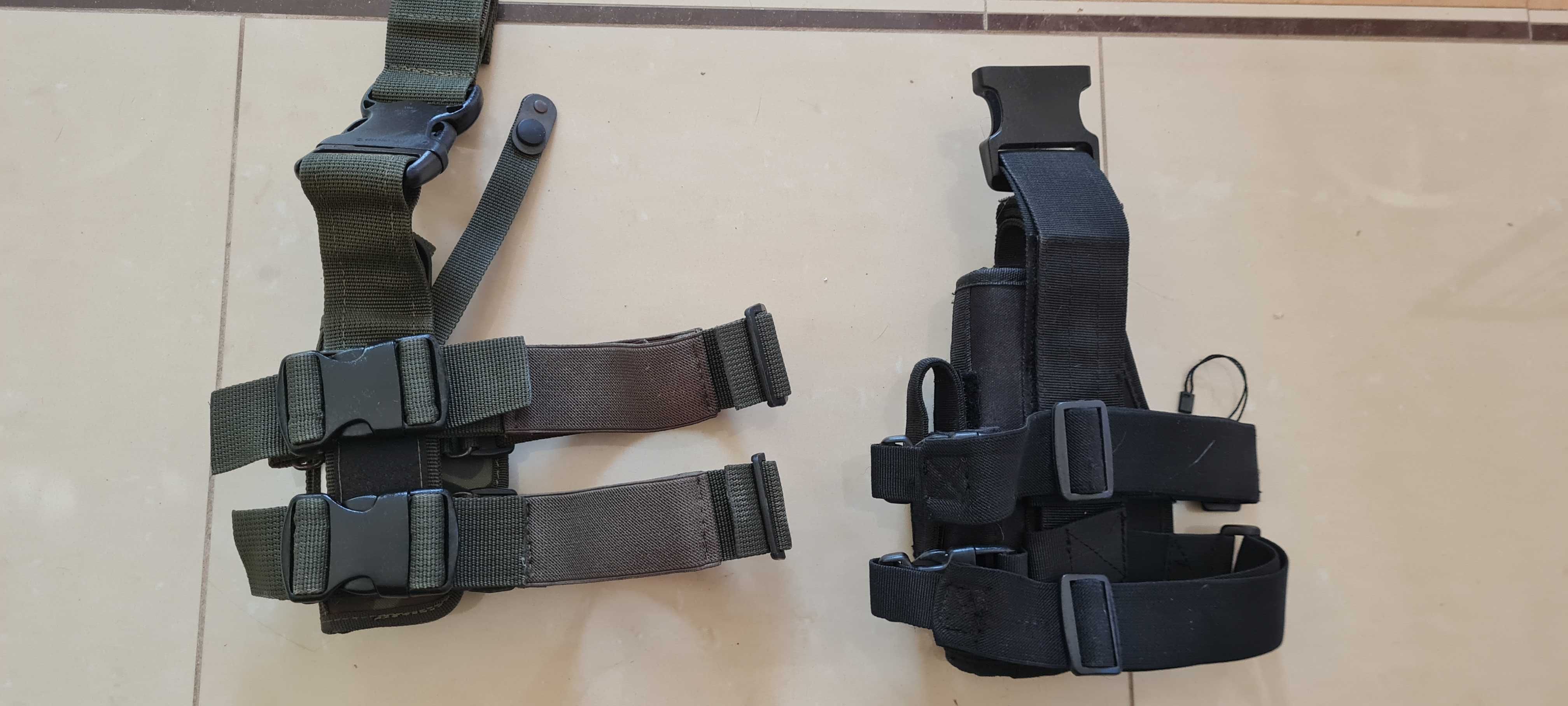 Kabury na pistolet mocowane do nogi