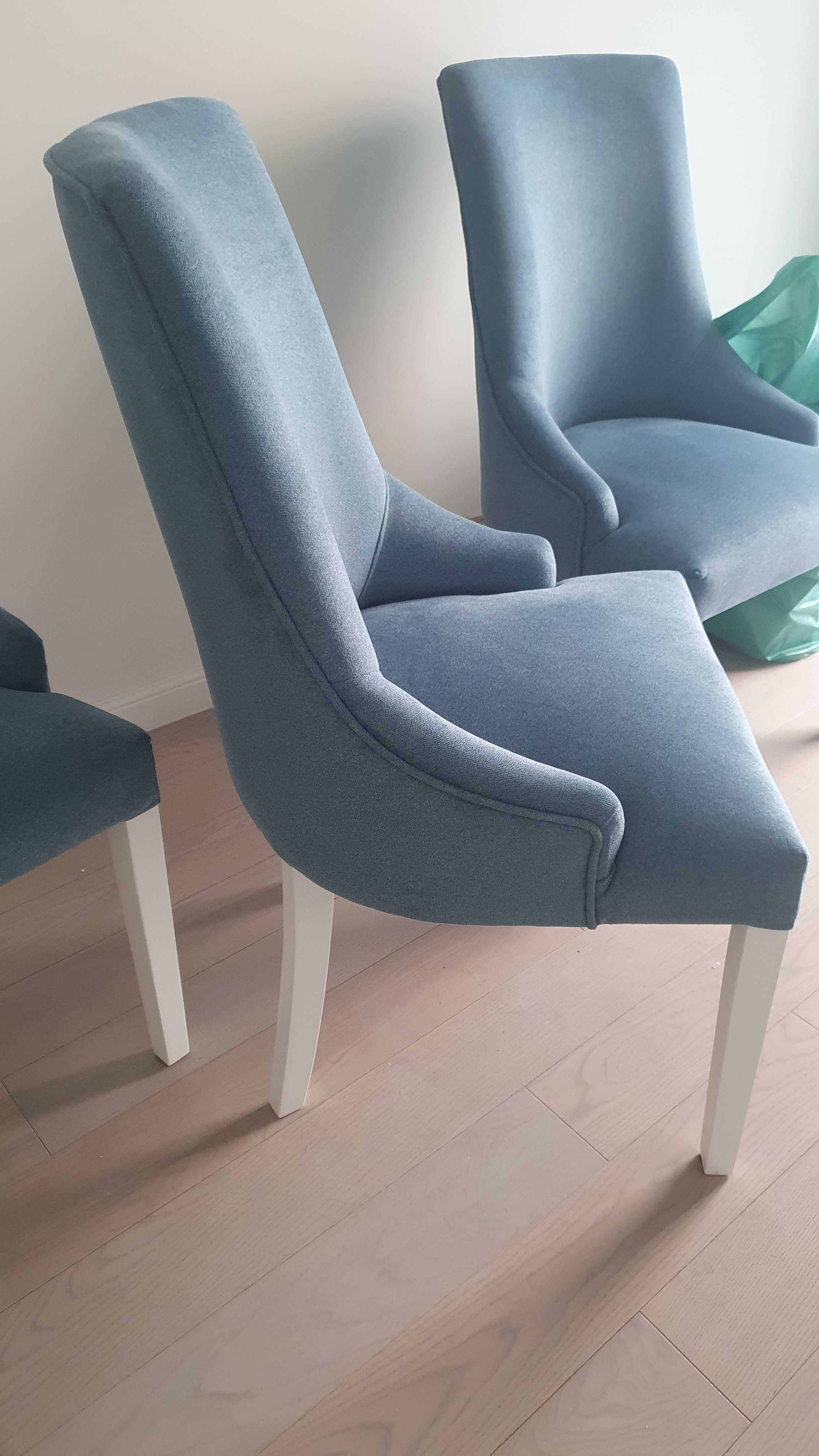 Krzesło tapicerowane w stylu Hampton