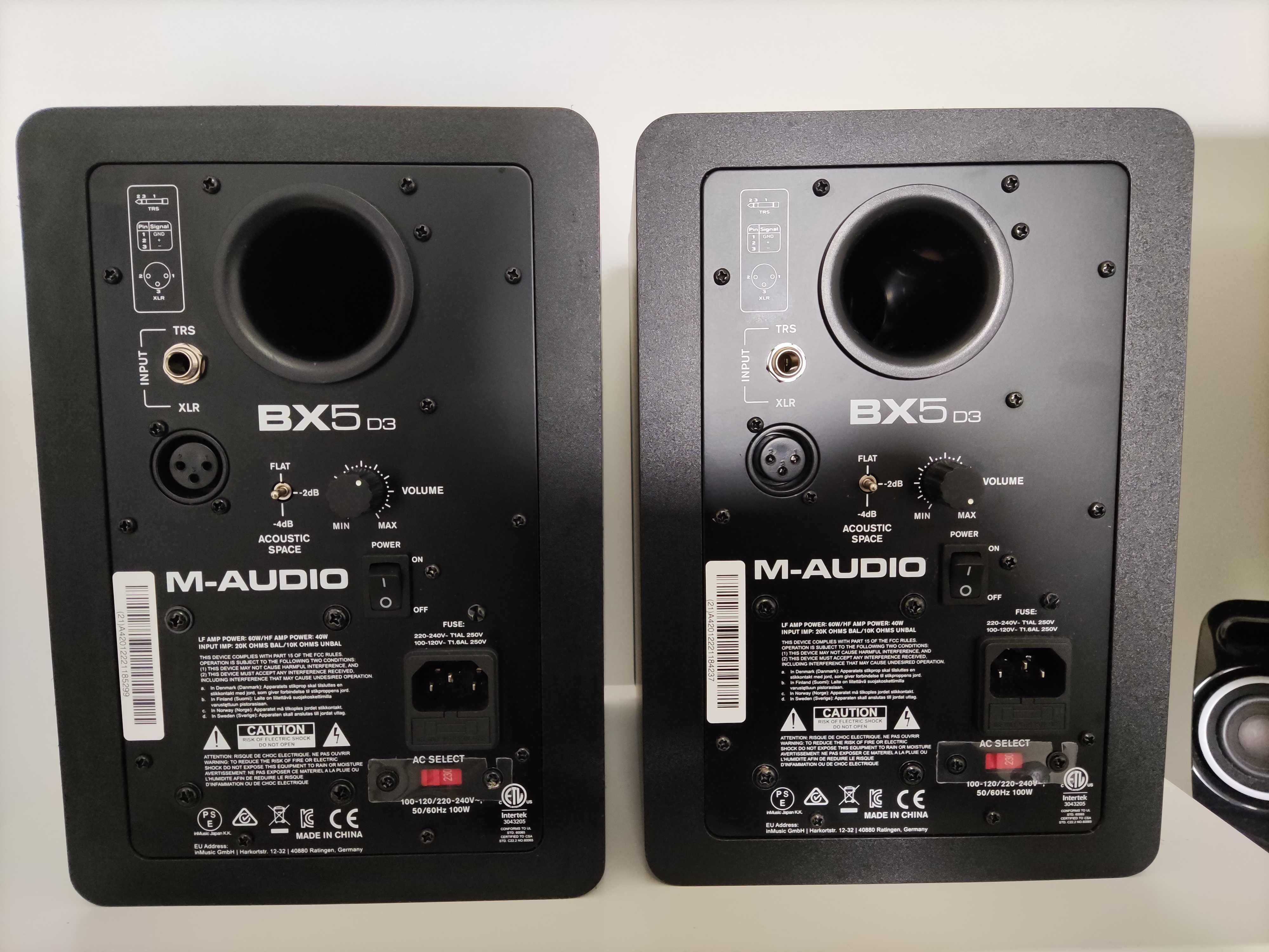 Monitores de Estúdio M-Audio BX5 D3