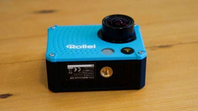 ACTIONCAM Rollei 420 Azul com definicão 4k (c/ wi-fi e comando remoto)