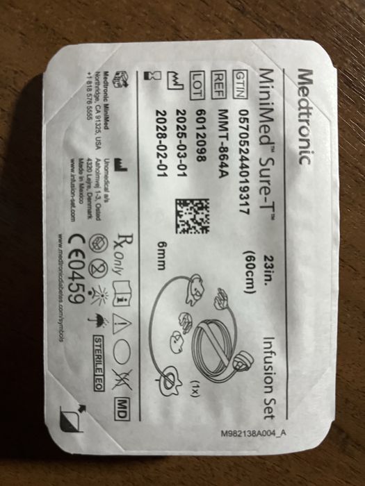 Medtronic MiniMed Sure-T (60cm) 6mm