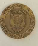 Medalhas em bronze alusivo ao exército  militar