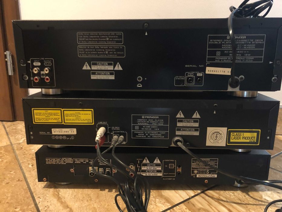 PIONEER zestaw 3-częściowy