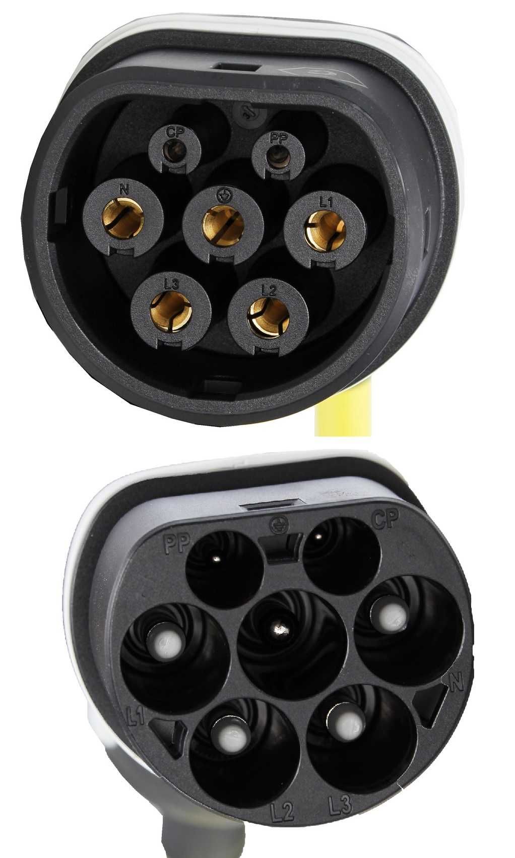 Cabo de carregamento veículos eléctricos tipo 2 Mennekes 36297