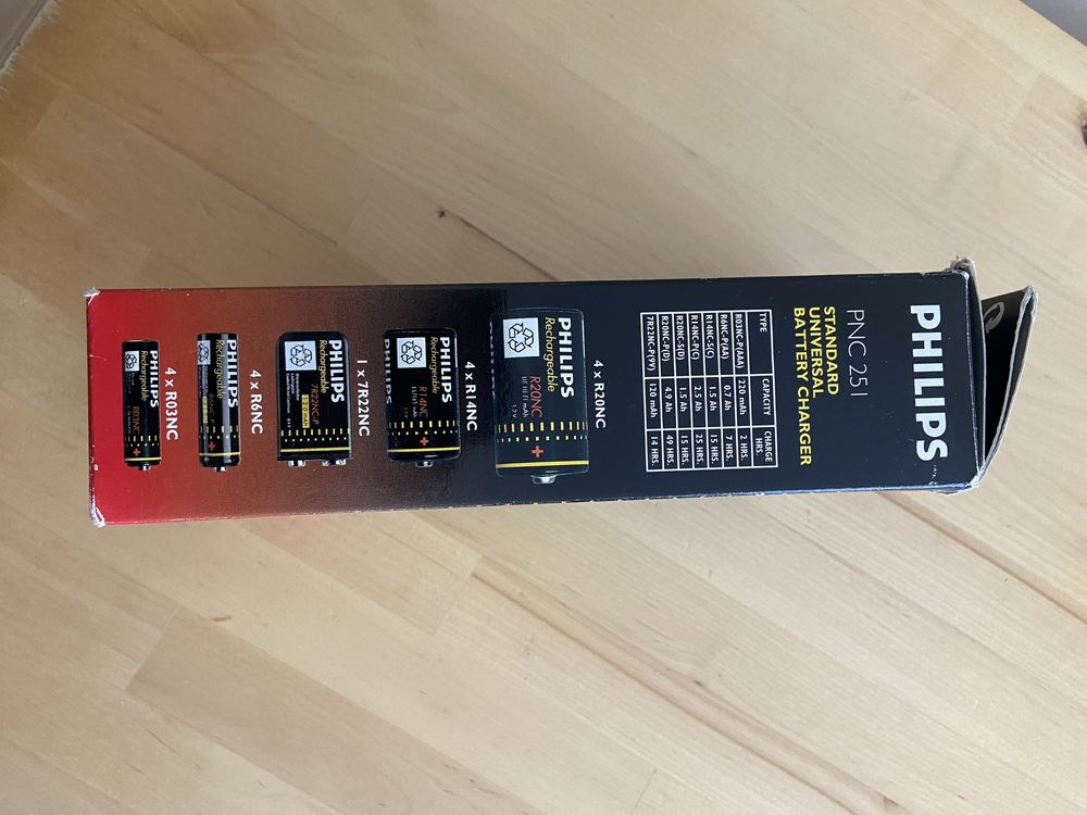 Carregador standard pilhas