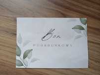 Bon podarunkowy voucher zabiegi fizjoteraupetyczne