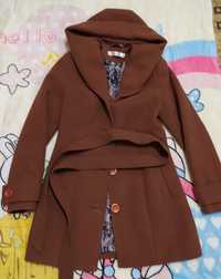 Кашемировое женское пальто, демисезон р 42