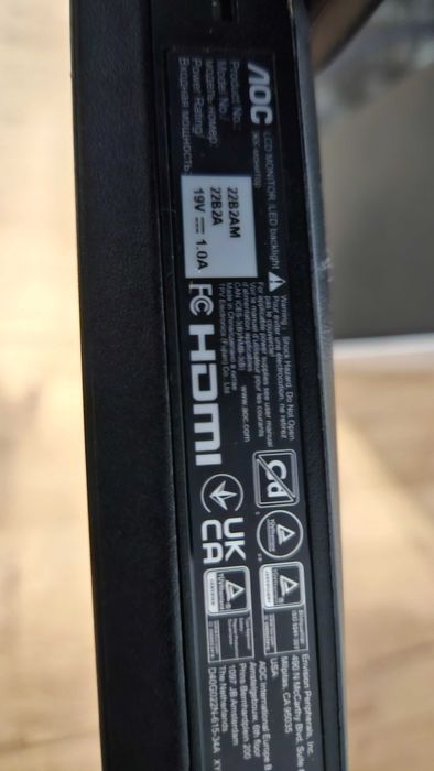 PC Komputer stacjonarny Intel core i3 z monitorem AOC