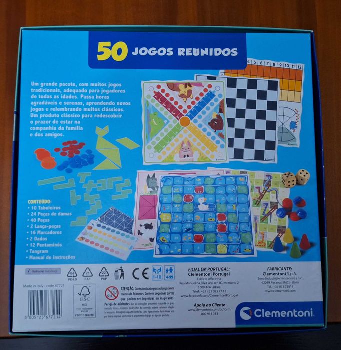 50 Jogos reunidos Novo Clementoni