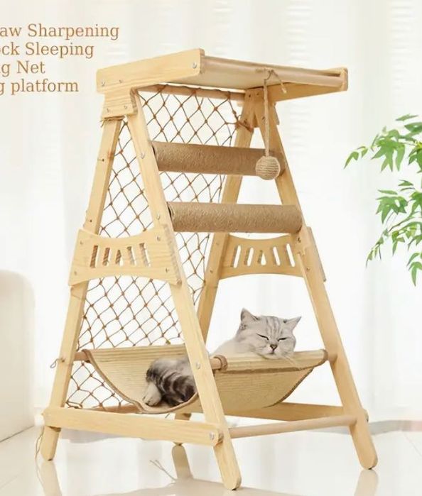 Drapak dla kota, drabinka do wspinania się, drapania