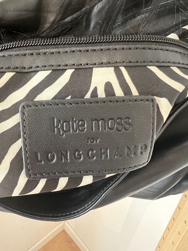 Mala preta Kate Moss pour Longchamp Edição limitada.