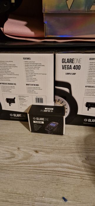 Lampy błyskowe GlareOne Vega 400 starter kit