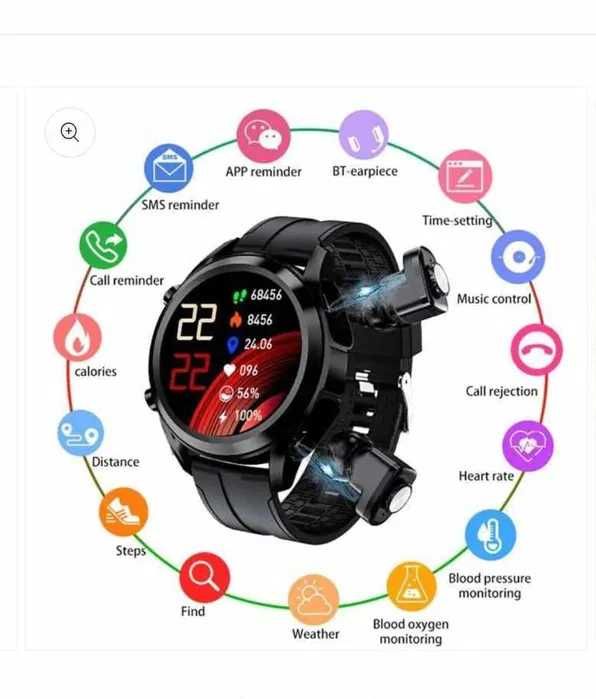 nowy smart-Watch ze słuchawkami