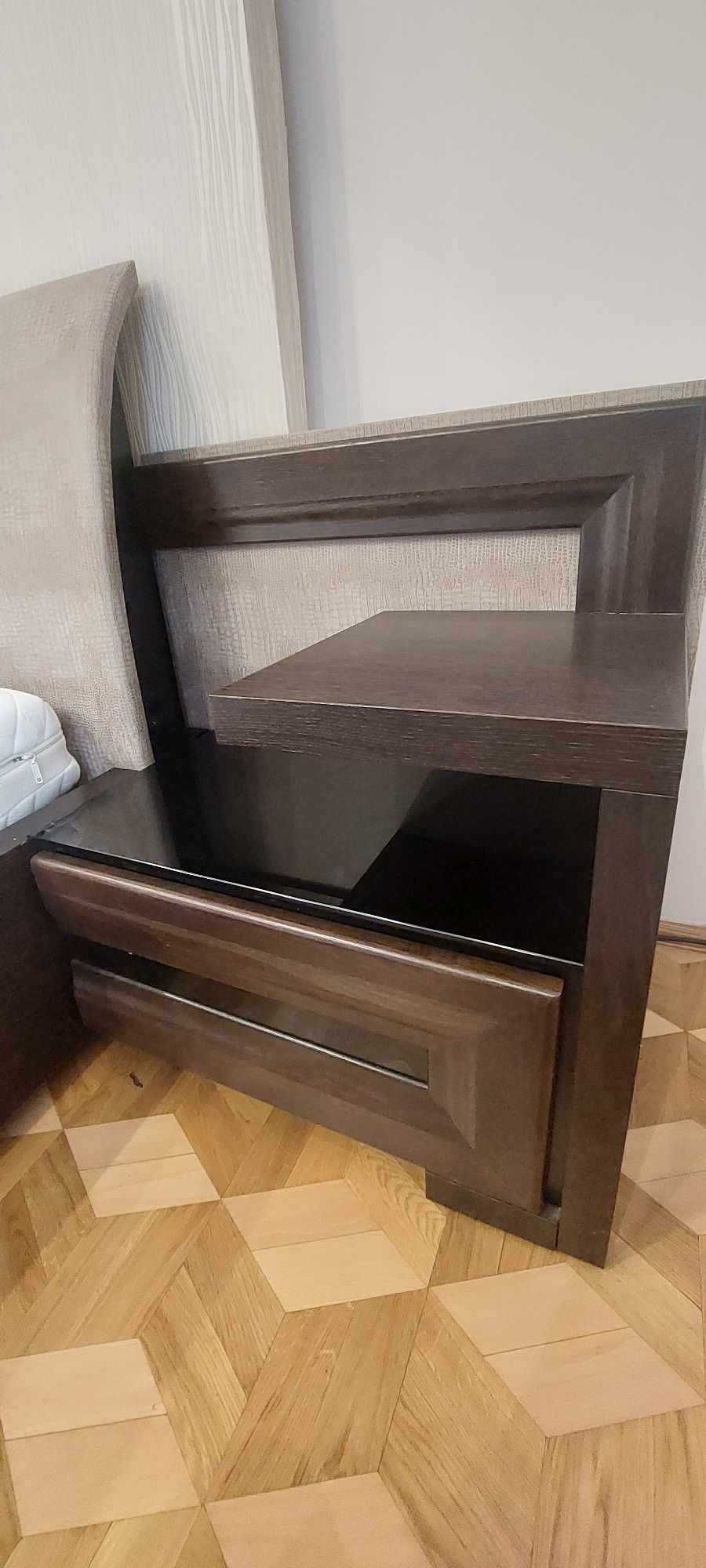 Łóżko do sypialni 160/200 z pojemnikiem + materac + komoda