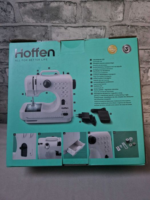 Maszyna do szycia HOFFEN UFR-705 12 ściegów