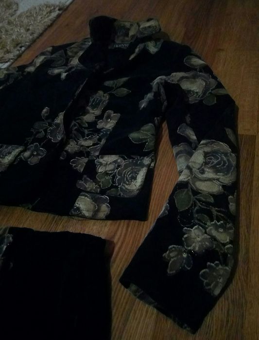 Жіночий теплий демісезонний/зимовий костюм: піджак+спідниця, р.- 42