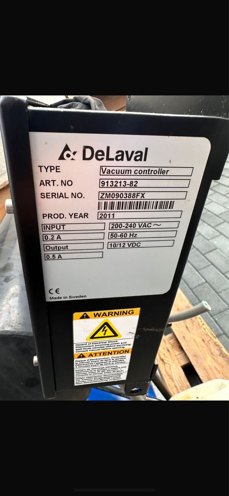 Pompa próżniowa DVP 2000 marki DeLaval do dojarki lub hali udojowej
