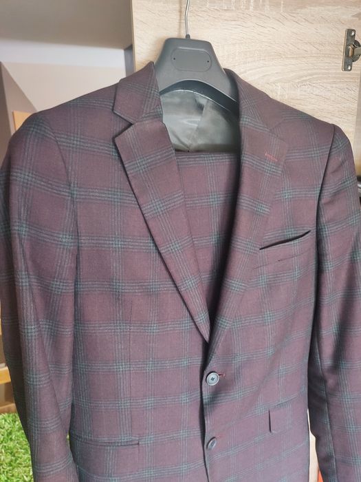 Garnitur Borgio bordowy