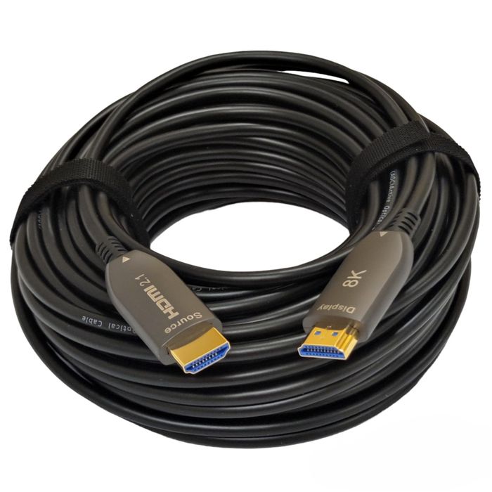 HDMI 2.0 2.1 4К 8К Кабель-оптический UHD 10,15,20,30,60м.(AOC)