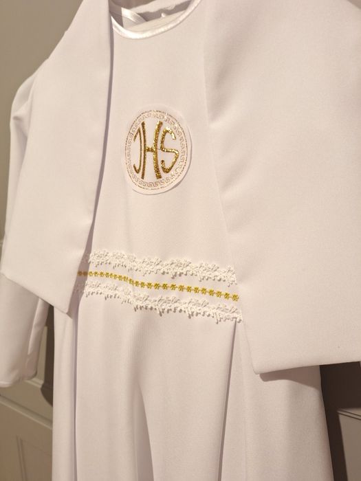 Alba Sukienka komunijna 134-140 z torebka i bolerkiem