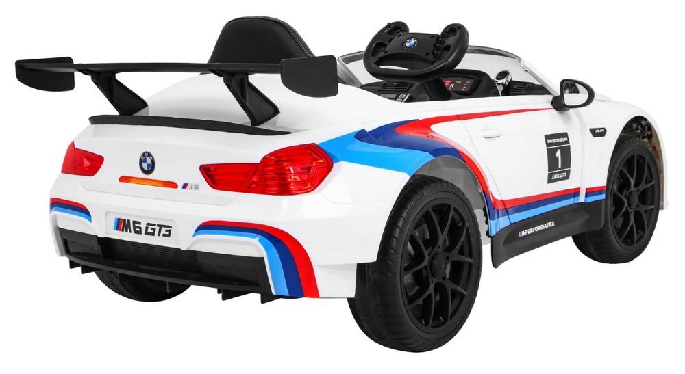 Auto pojazd samochód na akumulator dla dzieci BMW M6 GT3 Biały