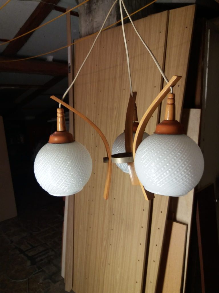 Lampa sufitowa potrójna