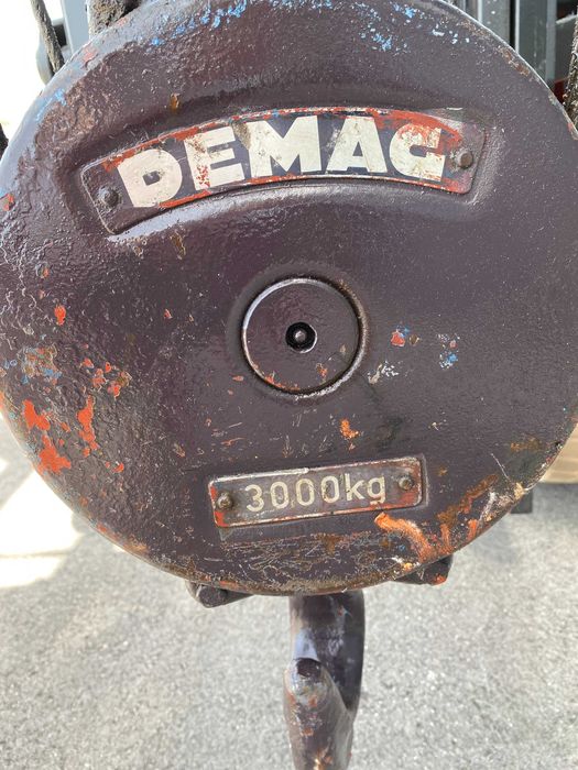 GUINCHO DE ELEVAÇÃO DEMAG 3 TONELADAS