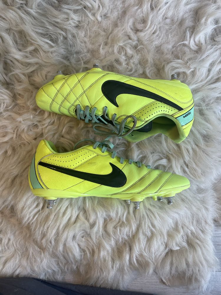 Nike Tiempo Korki Piłka Nożna Seledynowe